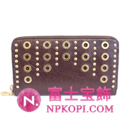 ミュウミュウ MIU MIU 長財布 サイフ 財布 さいふ ダークブラウン 5M0506 NAPPA BORCHIE 1 PIETRA